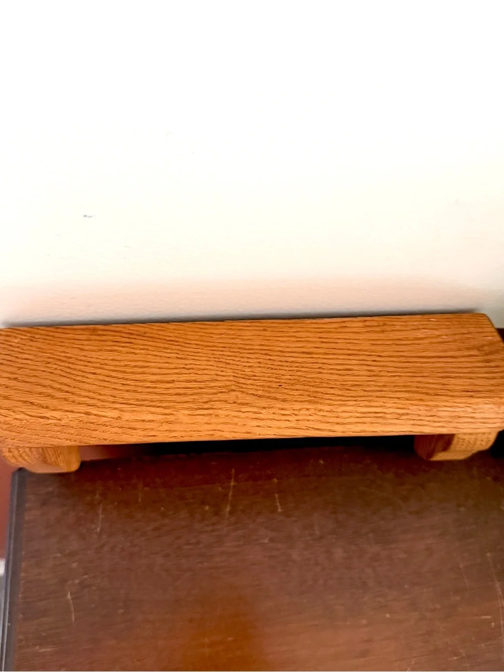 Small Wood Shelf Wall Hanging Vintage Shelf 10”x3”x4” Handmade Boho Small Shelf